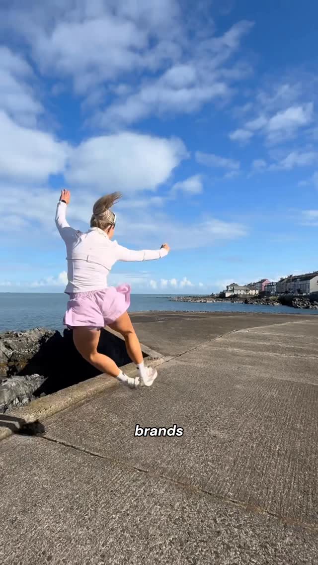 Instagram post by @laurenclarke2000 for Rakuten. Caption reads: AD Whoever said running was a free hobby was....