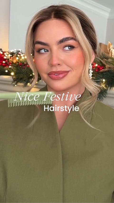 Instagram post by @oliviamcveigh_ for Tangle Teezer. Caption reads: The elite #NiceList style for your upcoming....