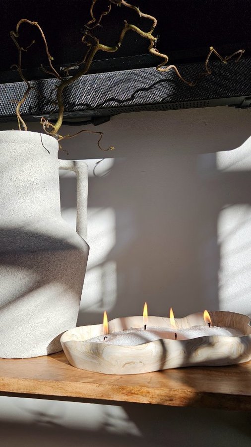 Instagram post by @foreverhomejune19 for Candlera Candle. Caption reads: CANDLE SAND Have you tried it yet? I love that you....