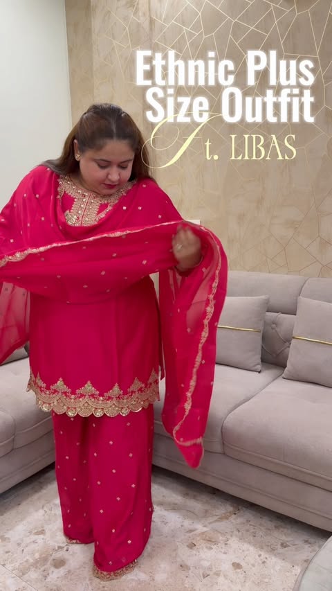 Instagram post by @itsshellofficial for Libas. Caption reads: Comment “Libas” for the link 🔗 #WomenInLi⁠bas....