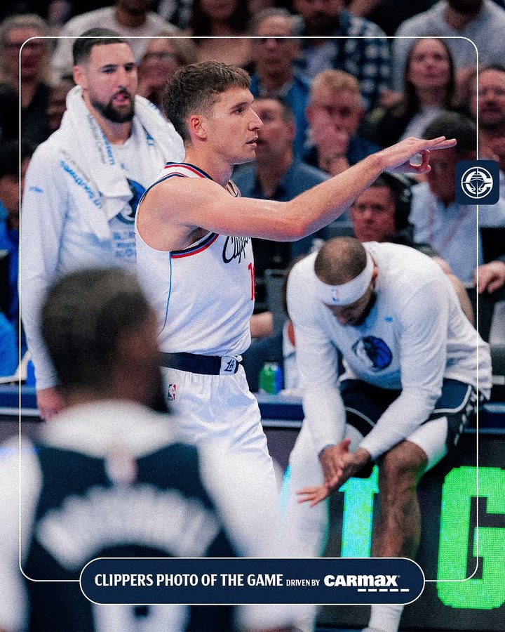 Instagram post by @laclippers for CarMax. Caption reads: [...] Photo of the Game driven by @carmax.