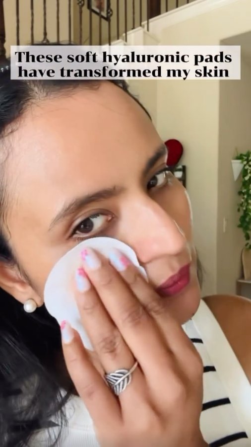 Instagram post by @being_frugal for Plexaderm. Caption reads: #ad To make my skin flawless l’ve been using....