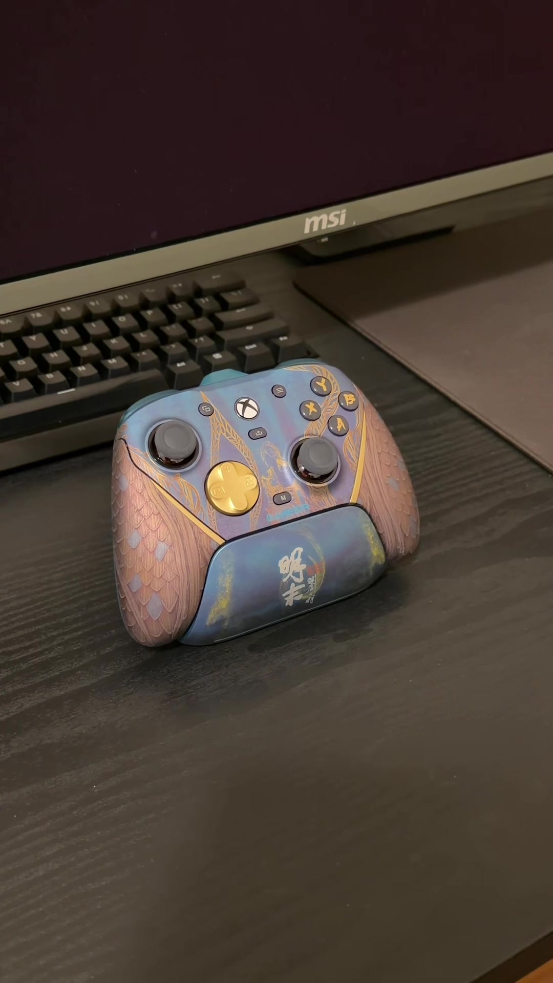 TikTok post by @lowlighters for GameSir. Caption reads: Is this the best controller in 2026? @GameSir....