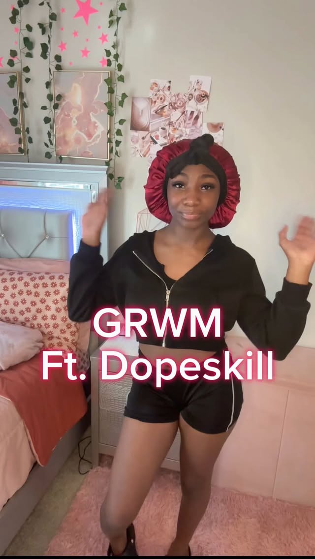 Instagram post by @ariahjanae for DopeSkill. Caption reads: GRWM🎀

- @dopeskill.brand (Thank you Dopeskill....