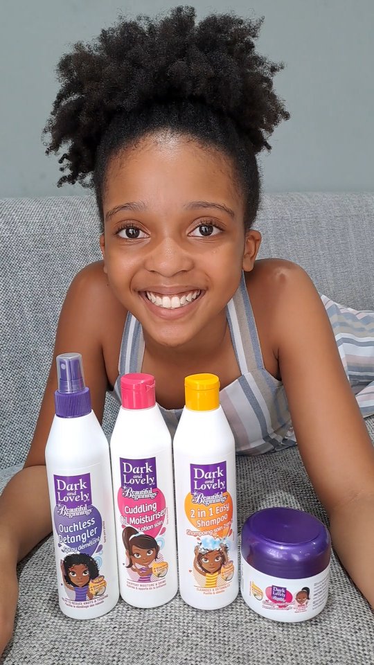 Instagram post by @phapi_love for Dark and Lovely. Caption reads: Washdays don't need to be a struggle for the....