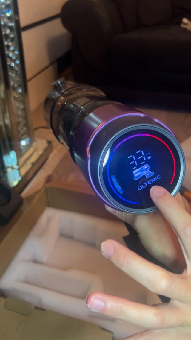 Instagram post by @the.wisdom.family for Ultenic. Caption reads: AD | @ultenic_uk U20 Cordless Vacuum....