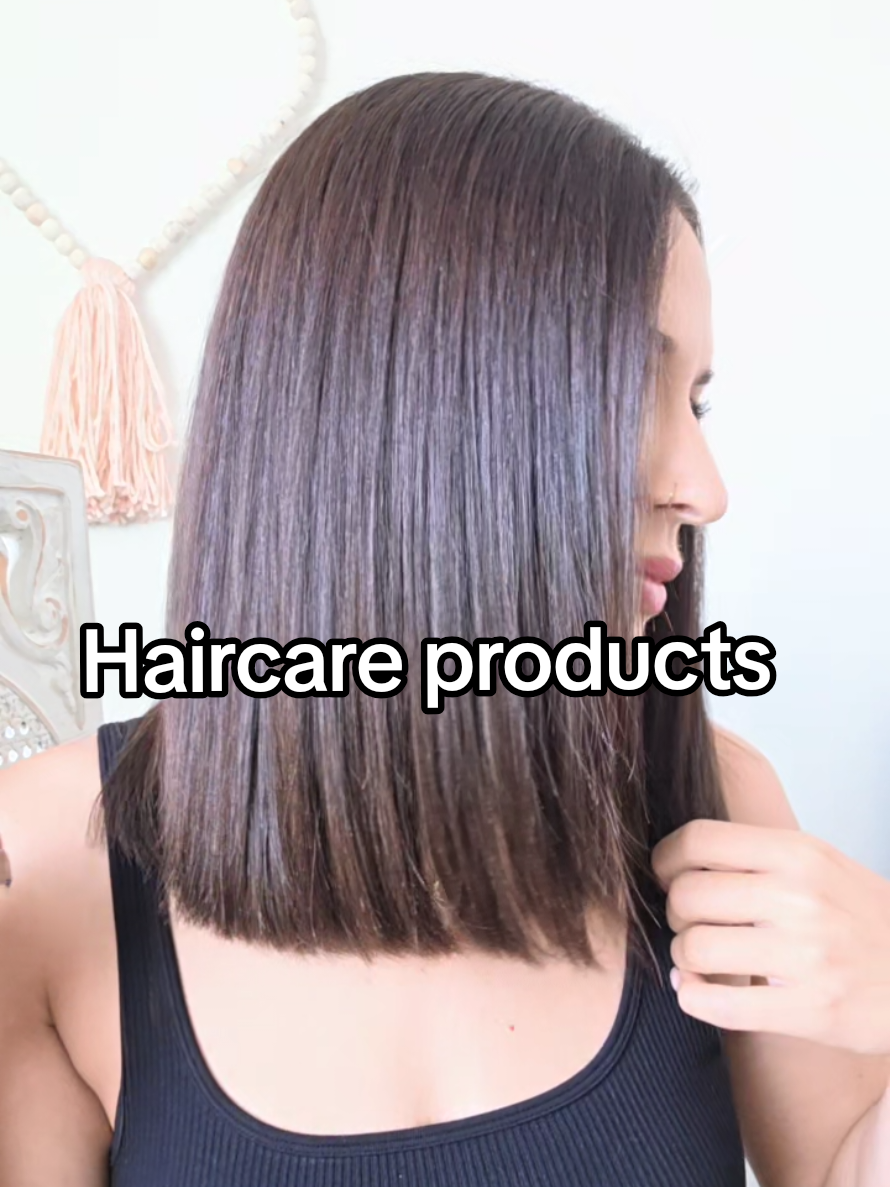 TikTok post by @lovelux_marlene for HerStyler Haircare. Caption reads: Haircare products you need 🙌 #haircareroutine....