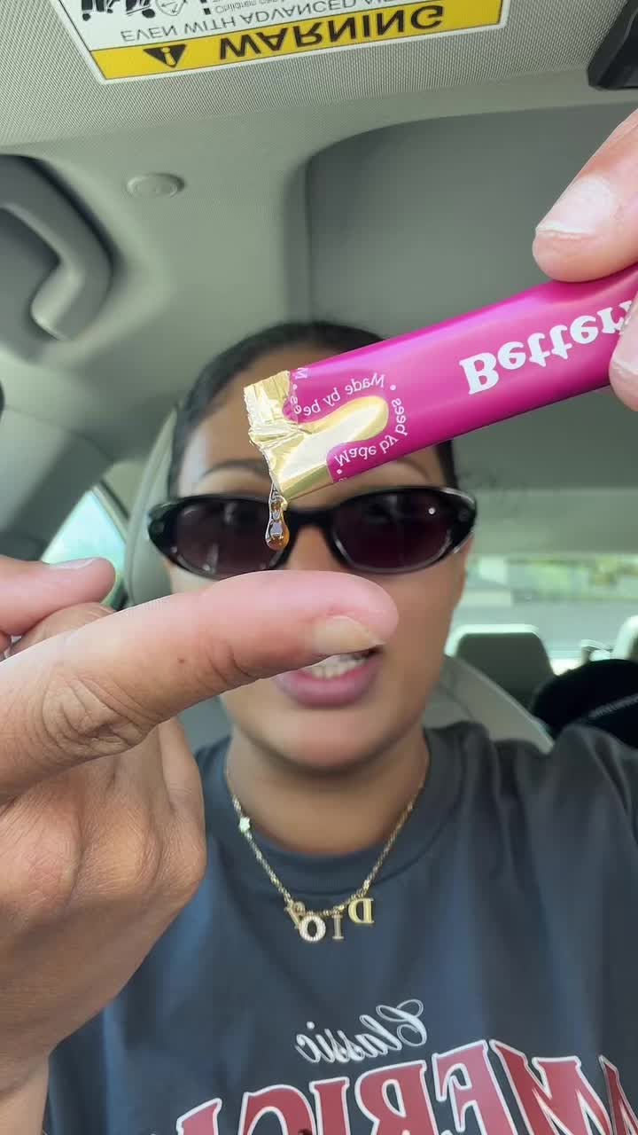 TikTok post by @brooklynreviewsxoxo for Better Alt. Caption reads: [...] sayyyyy.. a honey stick a day 👀🤭 @Better....