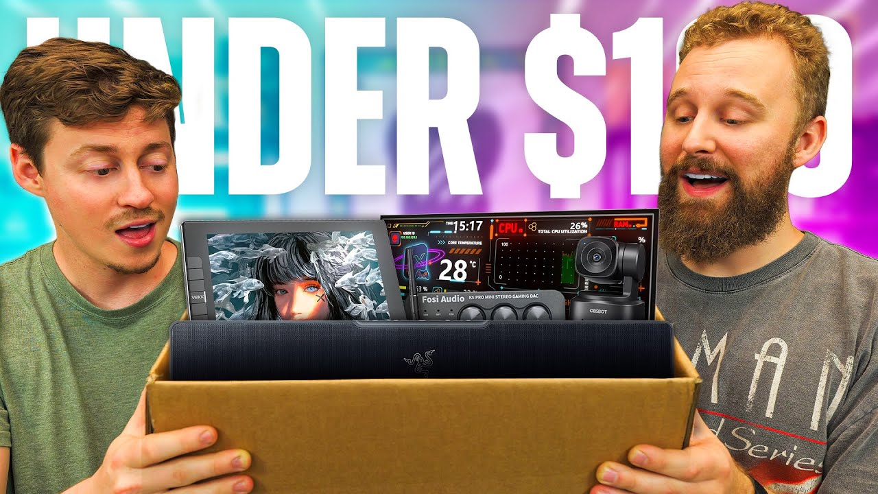 YouTube post by @ToastyBros for FIFINEMICROPHONE. Caption reads: BEST Tech for PC Gamers Under $100.
