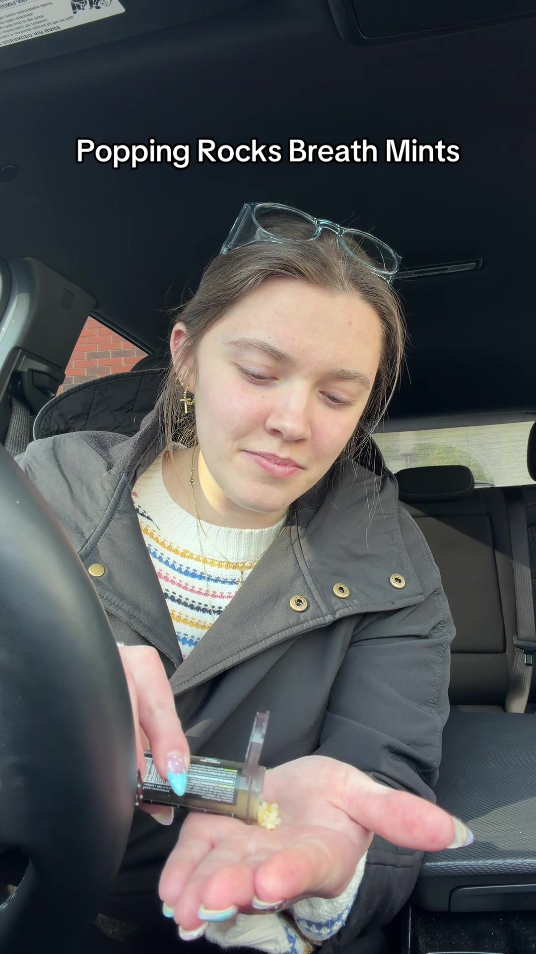 TikTok post by @mcmonaglle for Breath Death. Caption reads: @Breath Death These popping rock breath mints are....