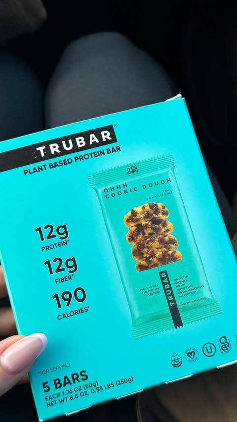 Instagram post by @ella.ignatov for TRUBAR. Caption reads: TRUBAR hunt at Aldi with my little sidekick 💛....