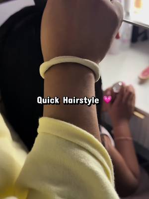 TikTok post by @k8t3_ for DOLAHAIRCARE. Caption reads: Quick hair do for my Princess 💗👑 @DOLAHAIRCARE....