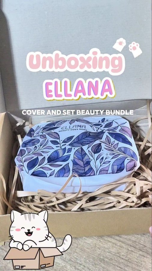 Instagram post by @gzellem for Ellana Cosmetics Official. Caption reads: Unboxing My PR from Ellana minerals....