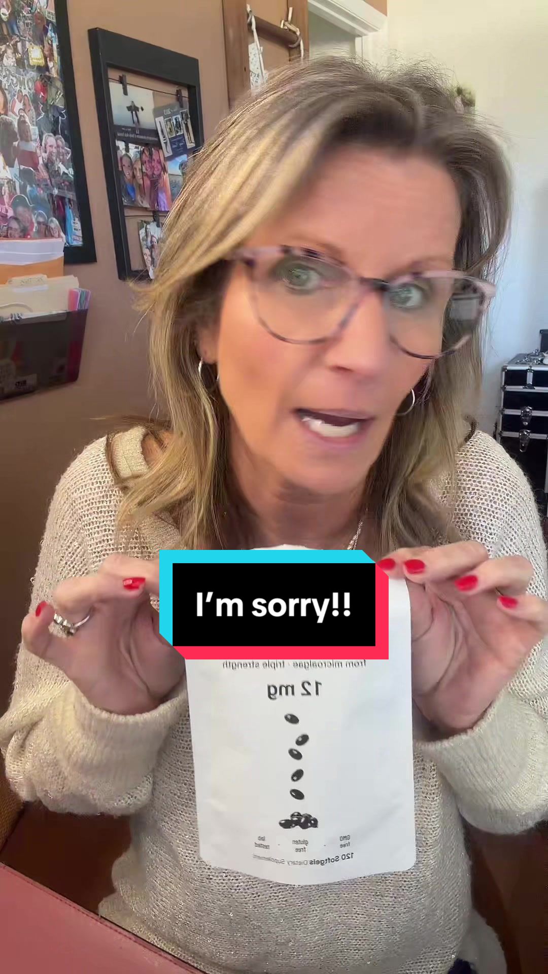 TikTok post by @barefoot.plant.mama for Micro Ingredients. Caption reads: I couldn’t gate keep this any longer! My skin....