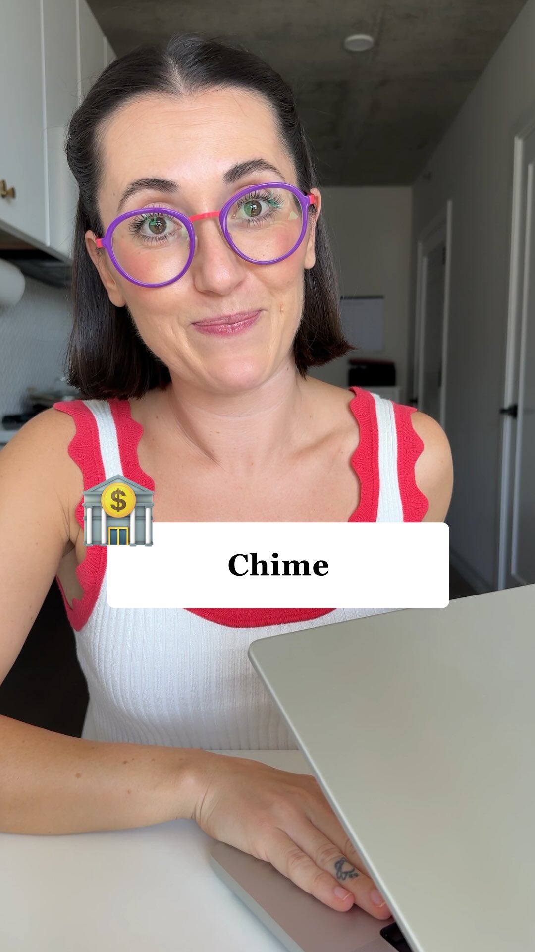 Instagram post by @alexonabudget for Chime. Caption reads: Don’t settle for 0.01%. A @chime High Yield....