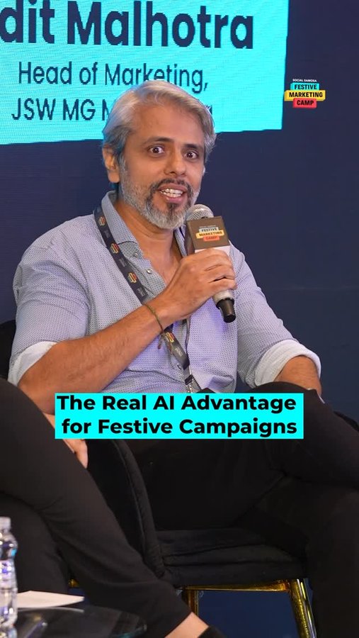 Instagram post by @indianrockers for Social Samosa. Caption reads: AI can’t replace humans, but it can amplify....