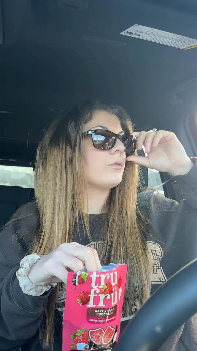 Instagram post by @karissastevens_ for Tru Fru. Caption reads: Got everything I needed, right? @trufru....