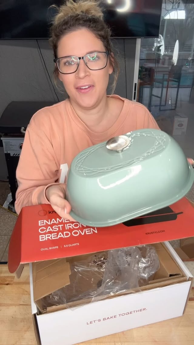 Instagram post by @thatsourdoughgal for Krustic. Caption reads: [...] before posting. And TL;DR: The new....