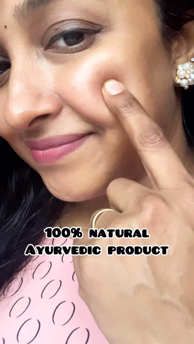Instagram post by @dr.bhavya_bhavz for Balu Herbals. Caption reads: @baluherbals Baluherbals face glowing oil, [...].