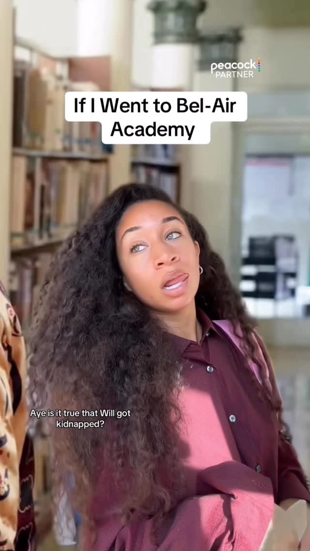 Instagram post by @booboothafoocloset for Peacock. Caption reads: #peacockpartner Not to be messy, but go stream....