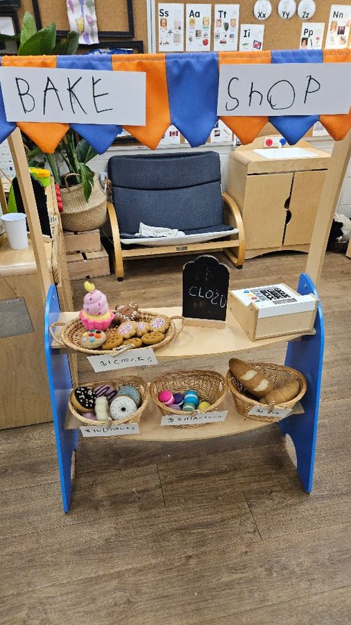 Instagram post by @mooretoloveinkinder for Tara Treasures. Caption reads: [...] to dive into our new felt food from Tara....