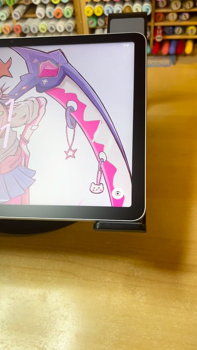 Instagram post by @chip.illus for Wacom. Caption reads: Movinkpad Review ⭐️
.
Final part of my....