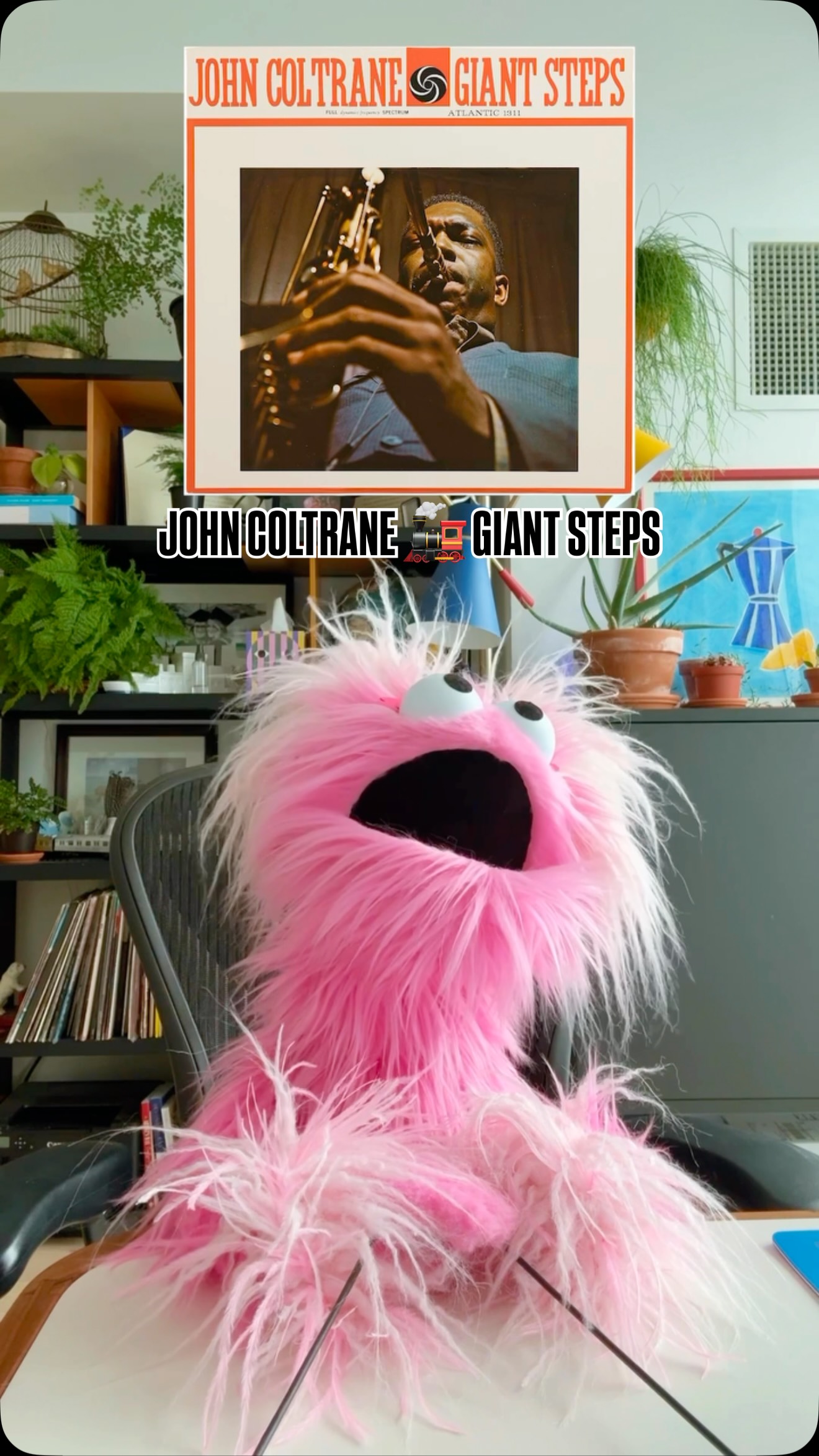Instagram post by @dearlyblossom for Atlantic Records. Caption reads: You asked, I LISTENED. Giant Steps by John....