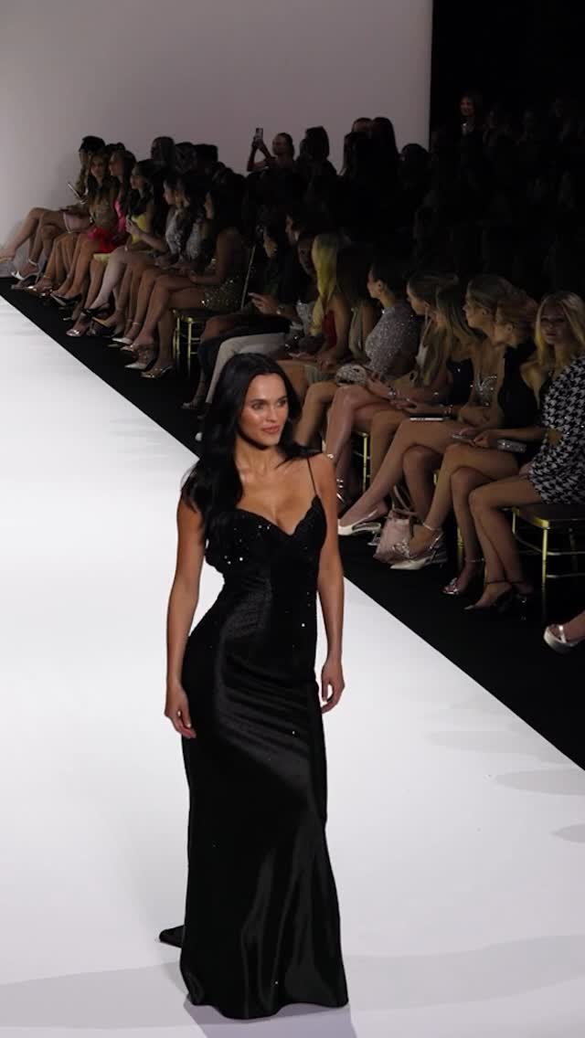 Instagram post by @maryhollandnader for Sherri Hill. Caption reads: Love thy @maryhollandnader wearing a sleek....