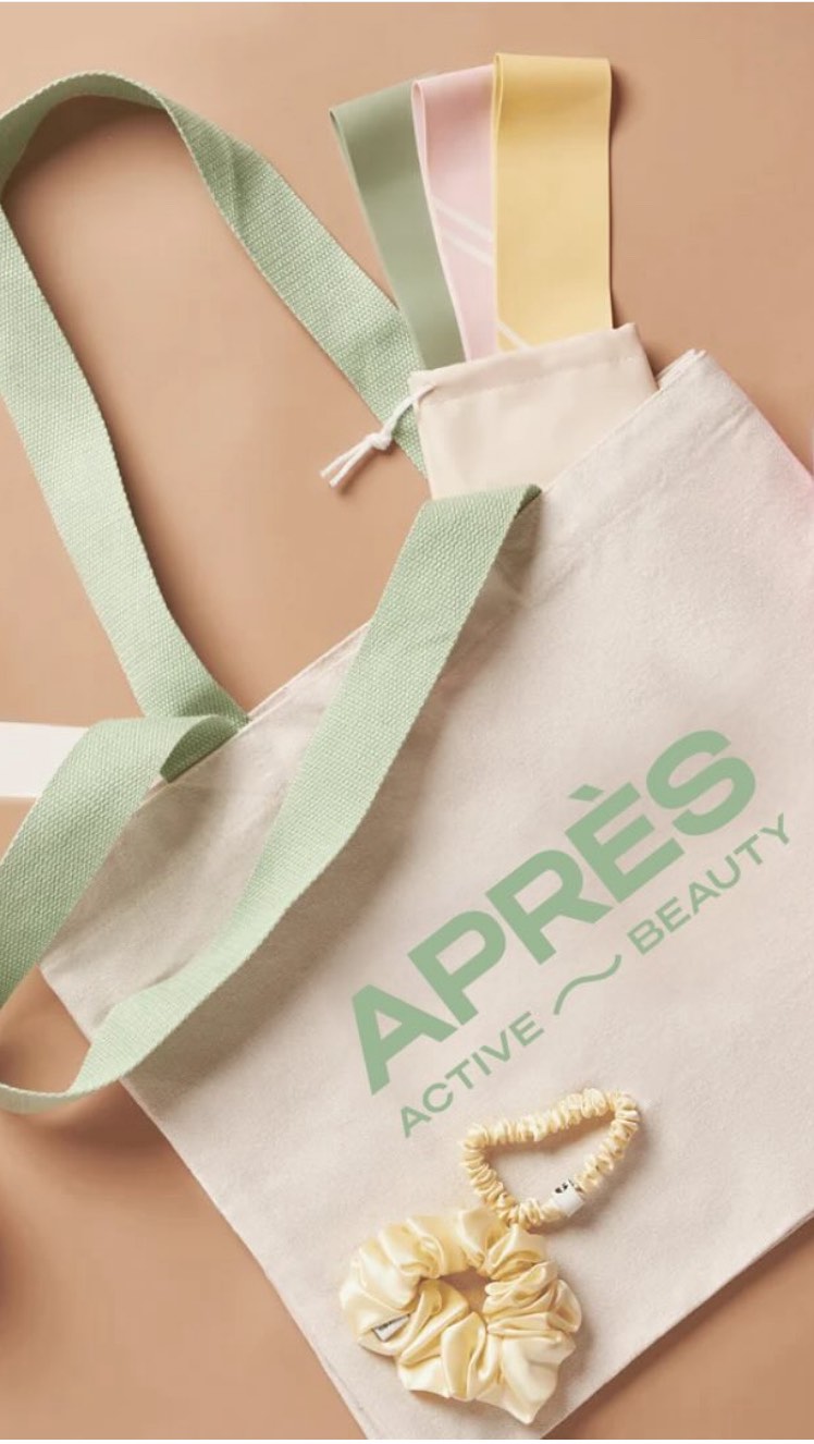 Instagram post by @claudiahbala for Après Beauty. Caption reads: It starts with me. My rhythm. My care. My glow. I....