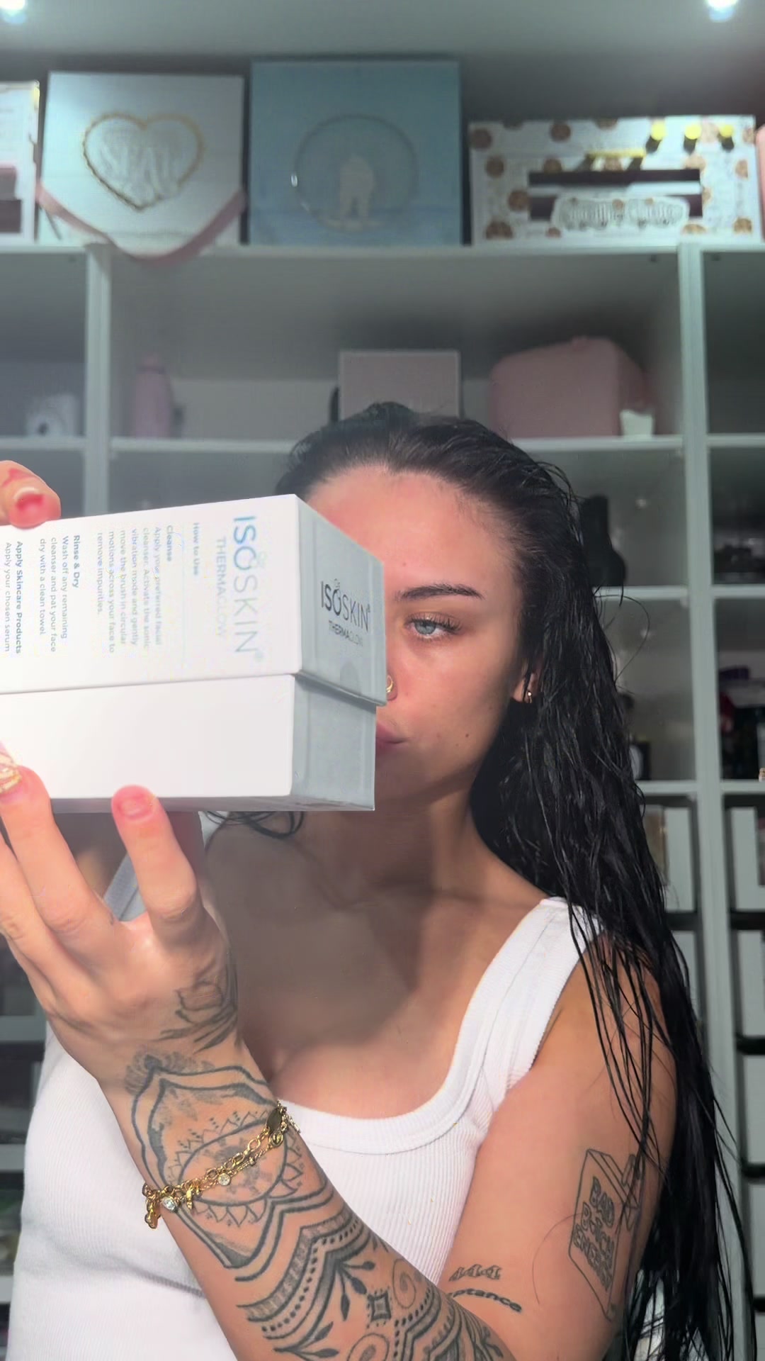 TikTok post by @mselleymay2 for ISOCLEAN. Caption reads: OBSESSED😭😍 @ISOCLEAN .