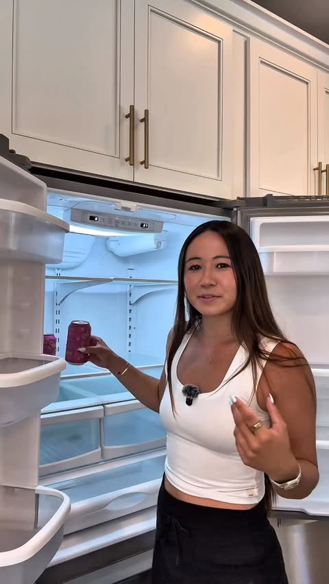 Instagram post by @jujurchan for OLIPOP. Caption reads: [...] + the new Raspberry Sherbet OLIPOP = summer....