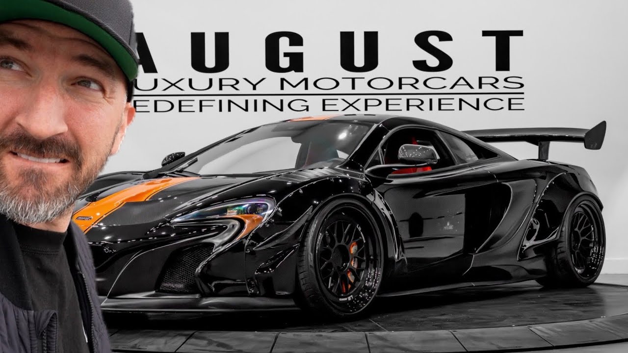 YouTube post by @ddeBehindTheScenes for Saily. Caption reads: MY NEXT MCLAREN? LIBERTY WALK MP4-12C *CHEAP!*.