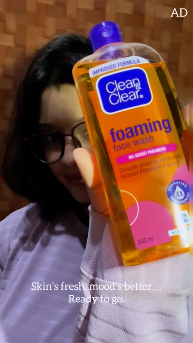 Instagram post by @__puzaaa.boruah__ for Clean & Clear. Caption reads: #AD
One thing I didn’t prep for: a pimple 🤦🏽‍♀️....