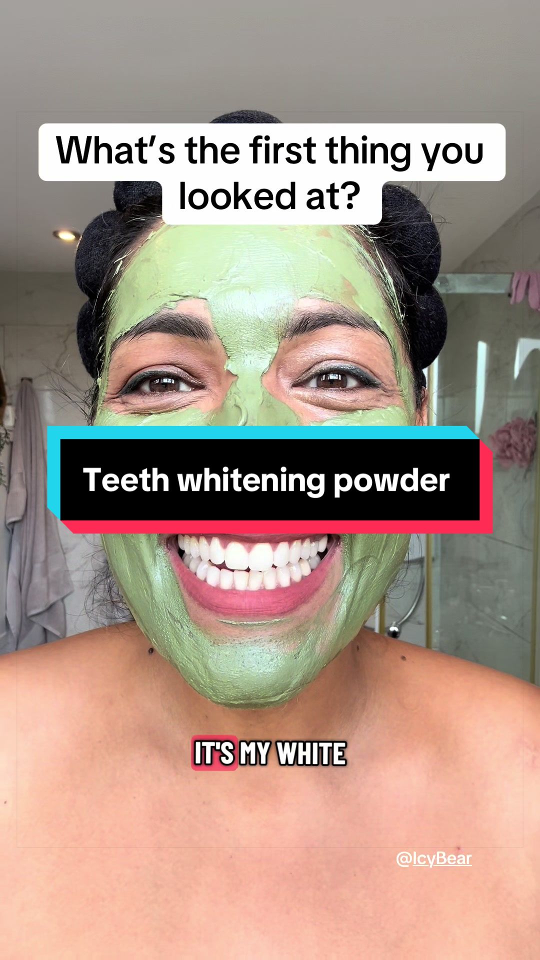 TikTok post by @sheena.tiktok76 for Icy Bear Dental. Caption reads: I love this as it’s so easy and cheap to make a....