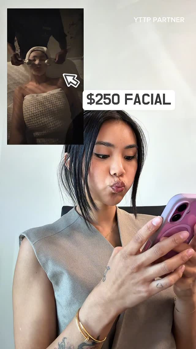 Instagram post by @wendyskin for Youth To The People. Caption reads: $250 facial? Cancelled. This cleanser duo is that....