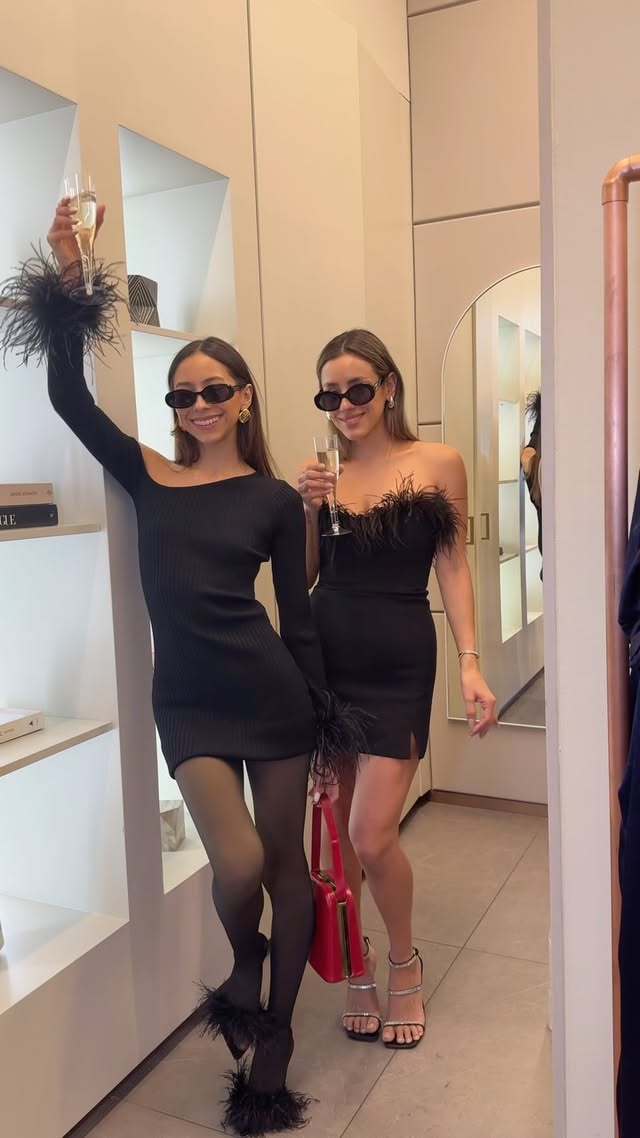 Instagram post by @victoriacacosta for ASTR The Label. Caption reads: [...] outfit at one of my favorite stores....