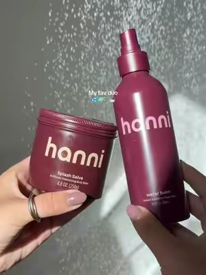 TikTok post by @gemma_noelle for Hanni Bodycare. Caption reads: Seriously my FAV. @hanni smooth #hannismooth....