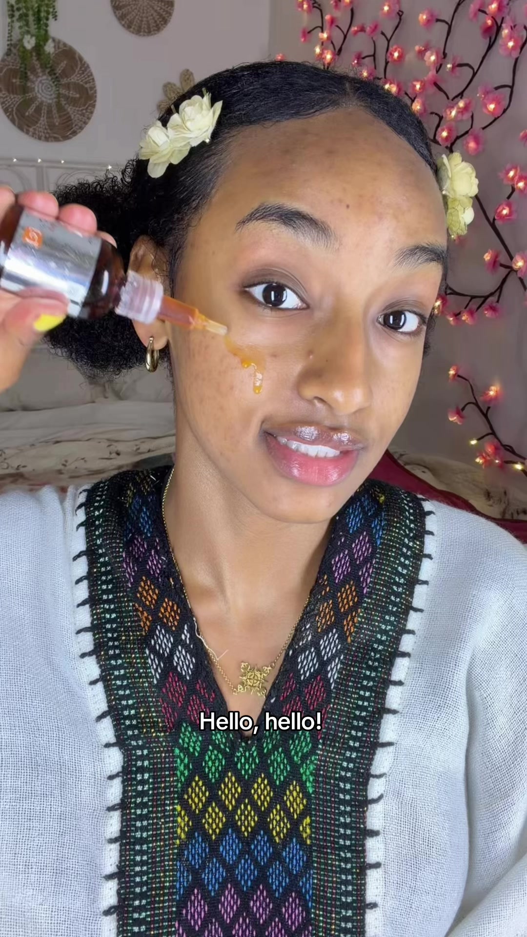 TikTok post by @liya_lasagna for Cocokind. Caption reads: [...]  @Vichy Laboratoires pure vitamin c serum....