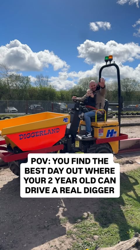 Instagram post by @daysoutwithn for Diggerland. Caption reads: AD|PR FOLLOW FOR MORE DAYS OUT IDEAS WITH KIDS ❤️....