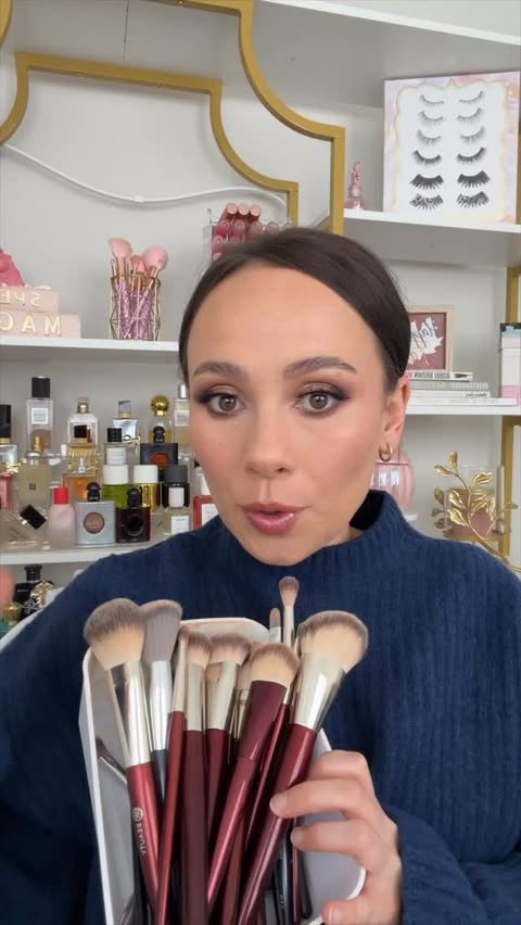 Instagram post by @morganturnermakeup for BK Beauty. Caption reads: As promised, my top 5 @thebkbeauty brushes! MUST....