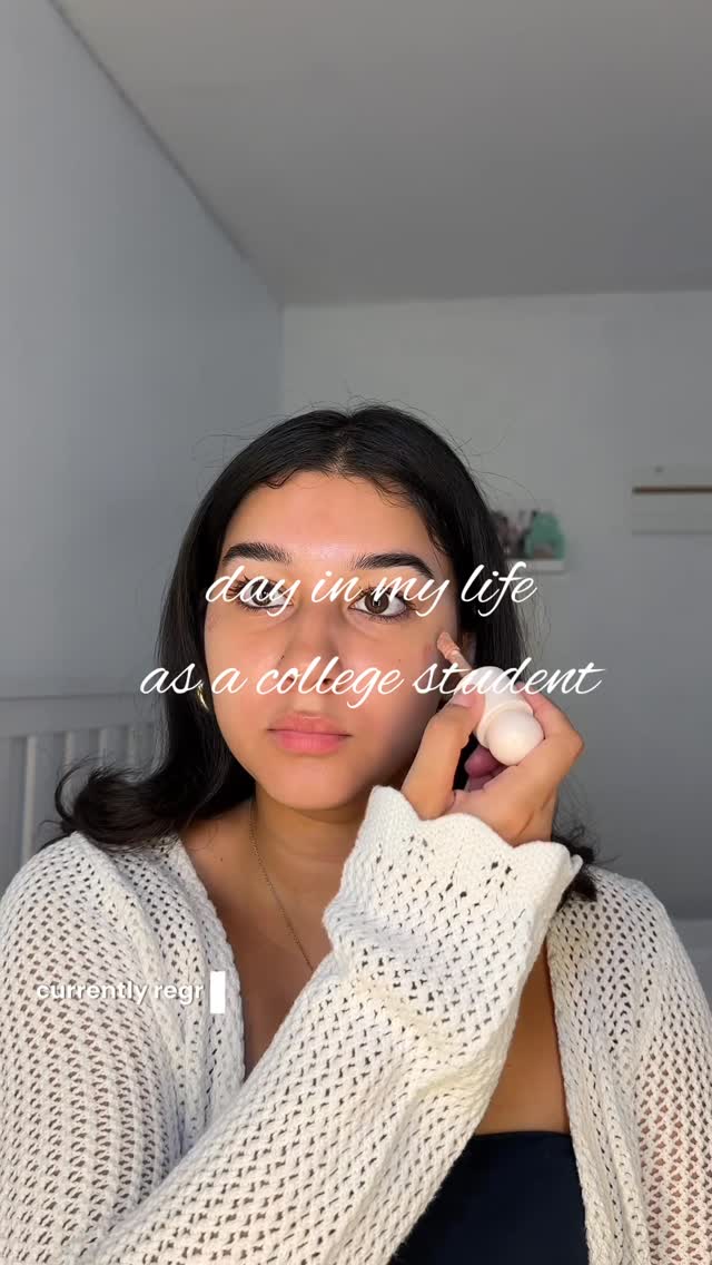 Instagram post by @juliealison_ for Chegg. Caption reads: Day in my life as a college student @chegg #ad....