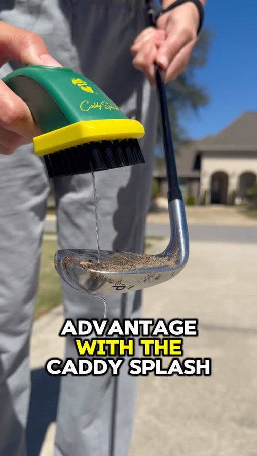 Instagram post by @handycapped_golf for Caddy Splash. Caption reads: Upgrade to a @caddysplash pro!
•
•
#golf....