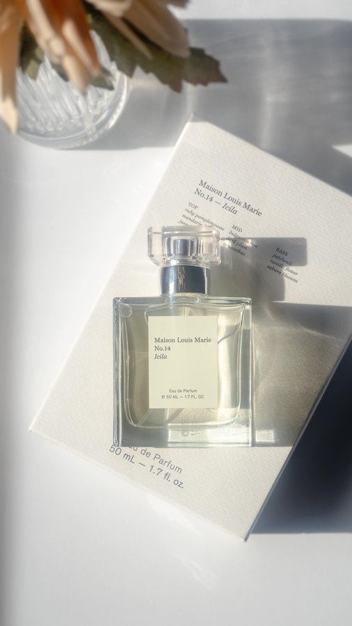 Instagram post by @glowyjules for Maison Louis Marie. Caption reads: Indulge your senses with Maison Louis Marie’s....