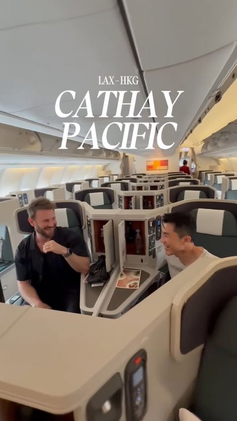 Instagram post by @bobby for Cathay Pacific. Caption reads: Now that I’m back home, I wanted to share one of....