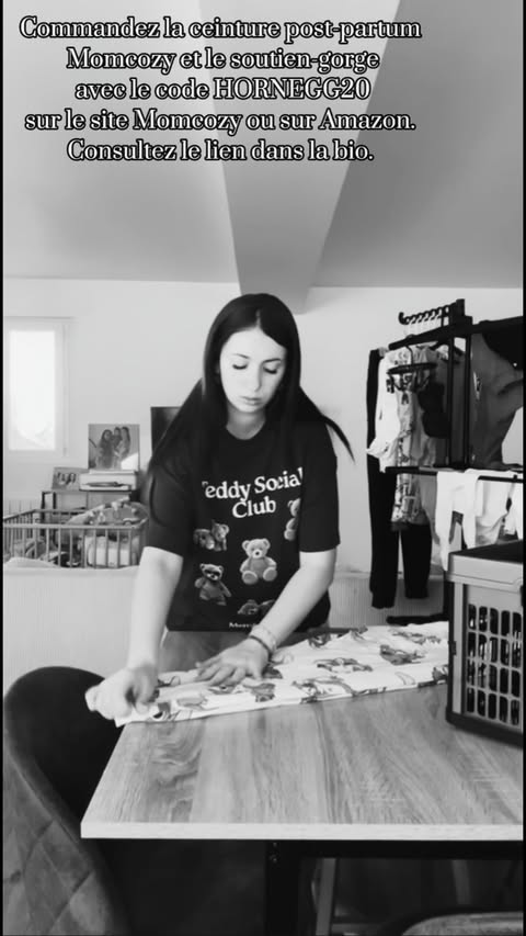 Instagram post by @famille_hornegg for Momcozy. Caption reads: New mom life made easier with Momcozy! This....