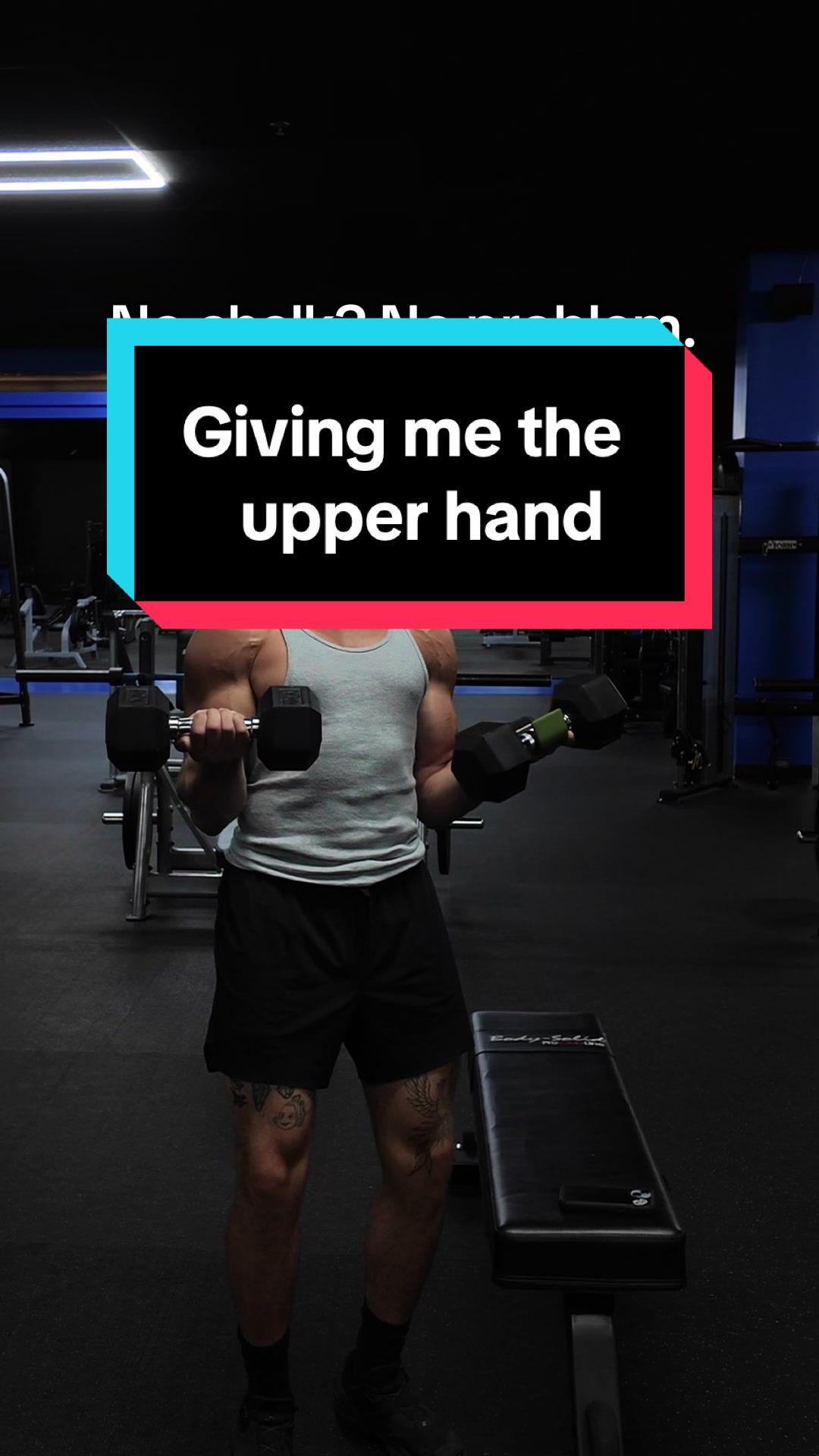 TikTok post by @jbraden31 for Gymreapers. Caption reads: Talk about giving me the upper hand.. @Gymreapers....