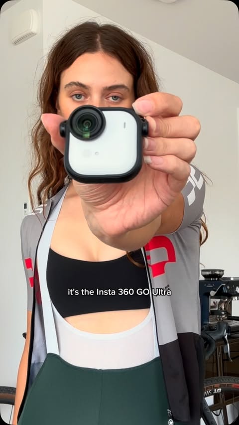Instagram post by @chloe.mtd for Insta360. Caption reads: The Insta360 GO Ultra is currently 20% OFF! [...].