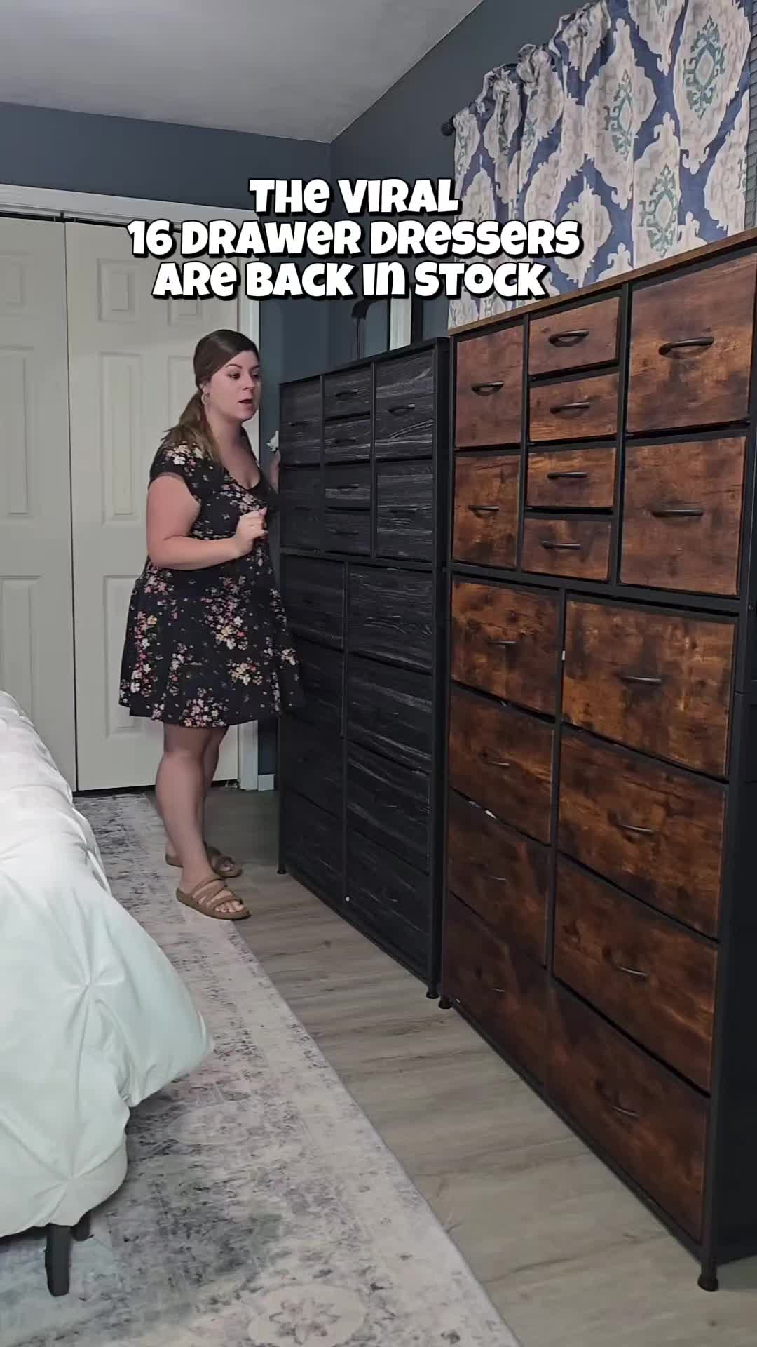 TikTok post by @chelseevilla for Raybee Furniture US. Caption reads: [...] it while its cheap! @Raybee Cher @Raybee....