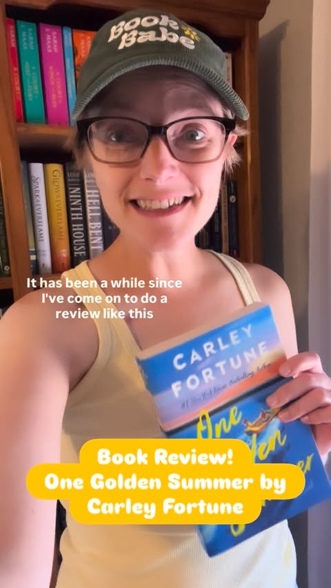 Instagram post by @married.bookworms for Penguin Random House Audio. Caption reads: ☀️ REEL BOOK REVIEW ☀️ THE BOOK: One Golden Summer....