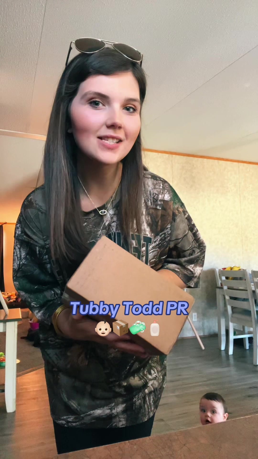 TikTok post by @madisonnnhowell for Tubby Todd. Caption reads: @Tubby Todd thank you for JA’s PR! We love it so....